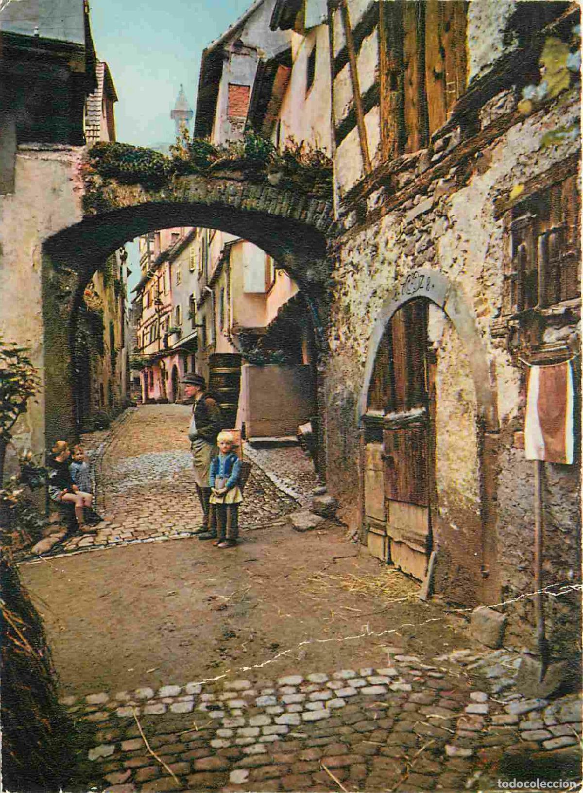 Cartoline: Francia - Carte Postale - 68 - Riquewihr - Rue des juifs - Folklore sc&egrave;ne et type - CPM - Etat frois
