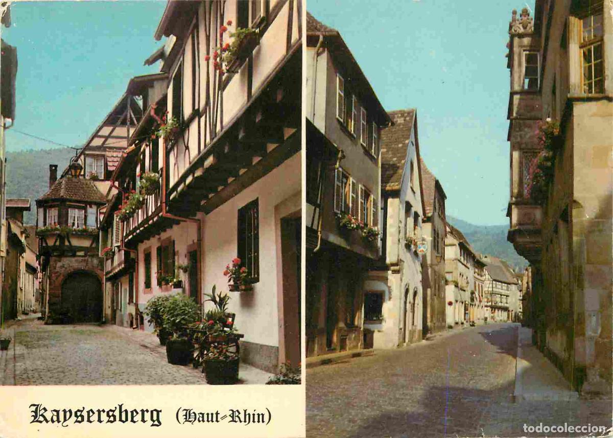 Cartoline: Francia - Carte Postale - 68 - Kaysersberg - Multivues - Rue de l'eglise avec les plus anciennes mai