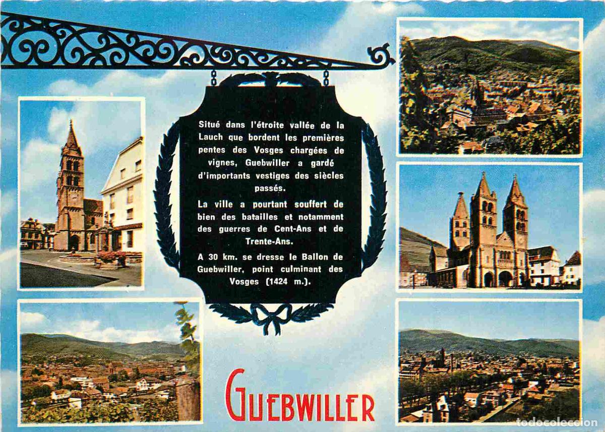 Postcards: Francia - Carte Postale - 68 - Guebwiller - Multivues - Situ&eacute; dans l'&eacute;troite vall&eacute;e de la lauch que