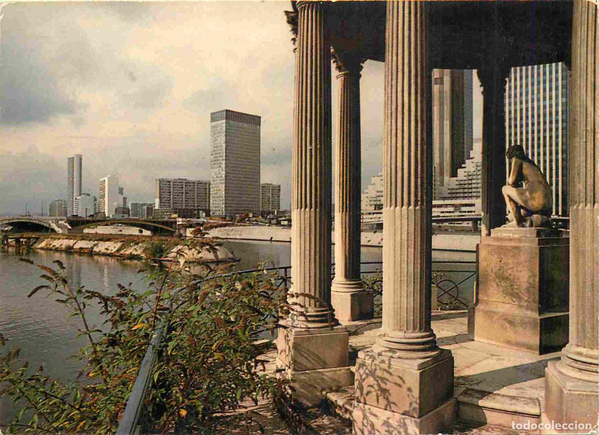 Cartes Postales: Francia - Carte Postale - 92 - Neuilly - Temple de l'Amour - Vue sur Puteaux Courbevoie et le pont d