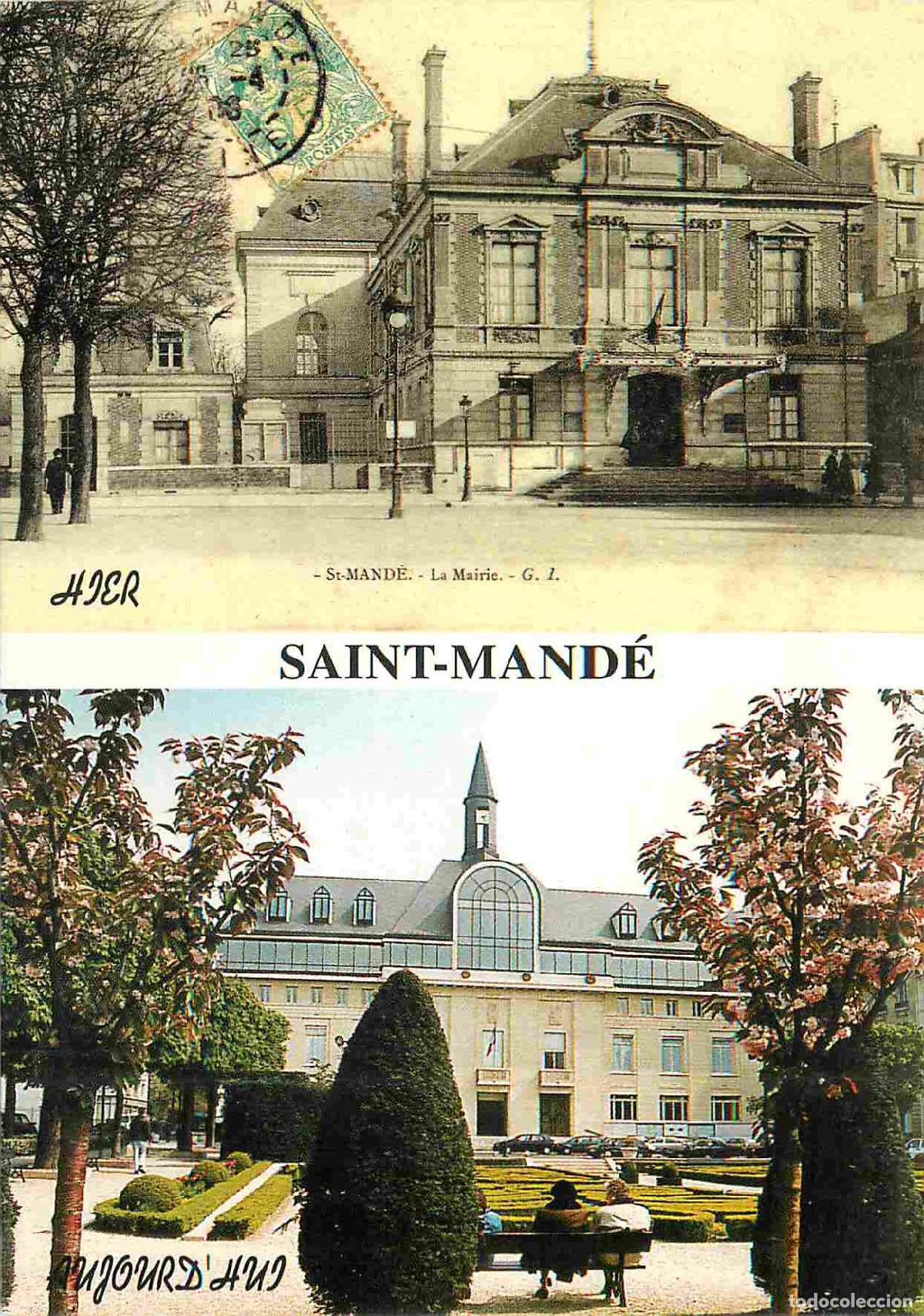 Postcards: Francia - Carte Postale - 94 - Saint-mand&eacute; - Hier et Aujourd'hui - La Mairie - CPM - Voir Scans Rect