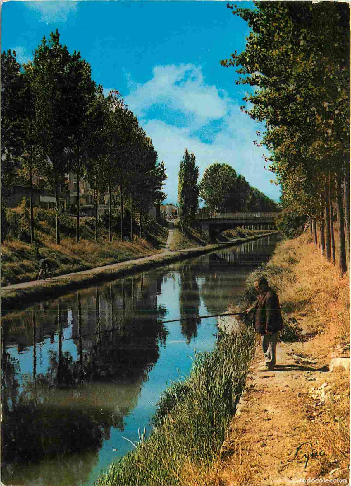 Postcards: Francia - Carte Postale - 93 - Sevran - Le canal de l'Ourcq - Pecheur &agrave; la ligne - CPM - Voir Scans