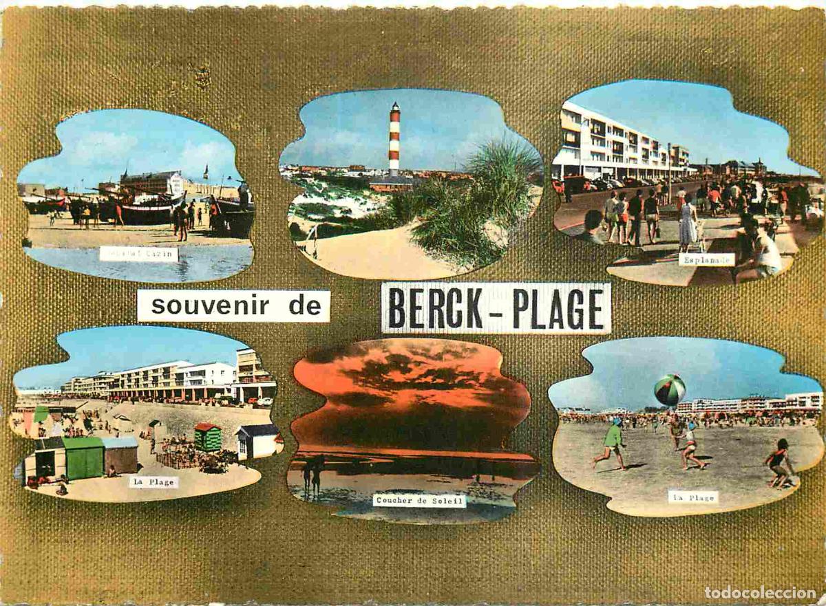 Postcards: Francia - Carte Postale - 62 - Berck-plage - Souvenir de berck-plage - Multivues - Carte dentel&eacute;e -