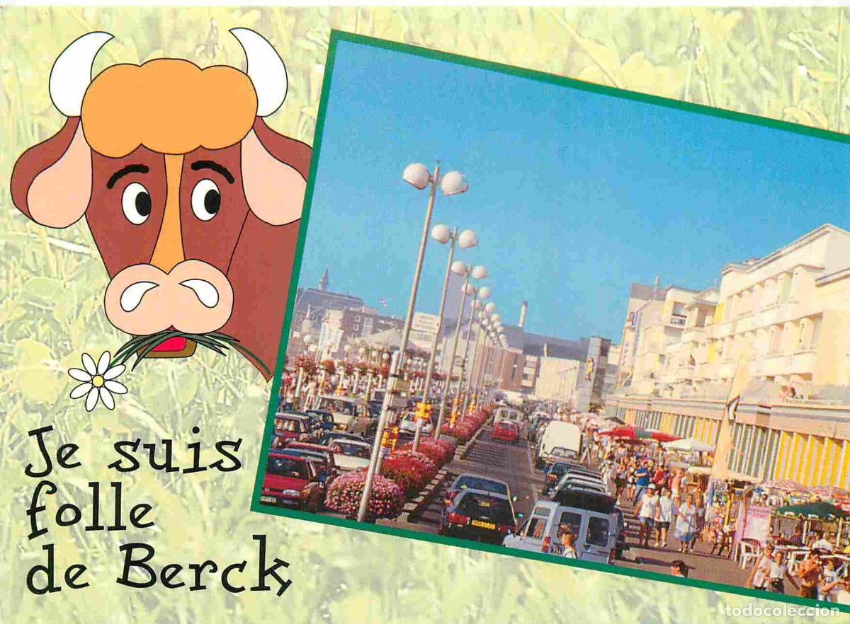 Postcards: Francia - Carte Postale - 62 - Berck-sur-mer - Esplanade - Automobiles - illustration Vache - CPM -