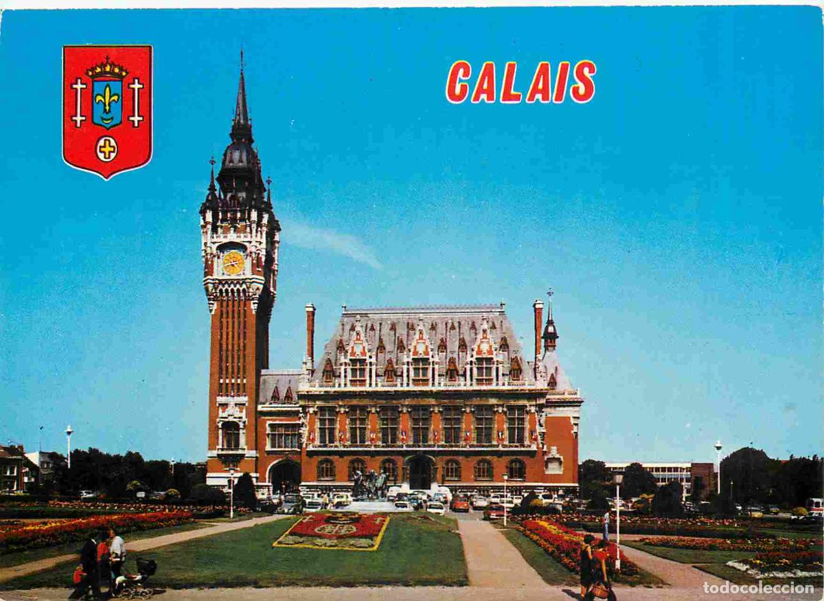 Postales: Francia - Carte Postale - 62 - Calais - L'h&ocirc;tel de ville b&acirc;ti en briques et pierres dans le style du