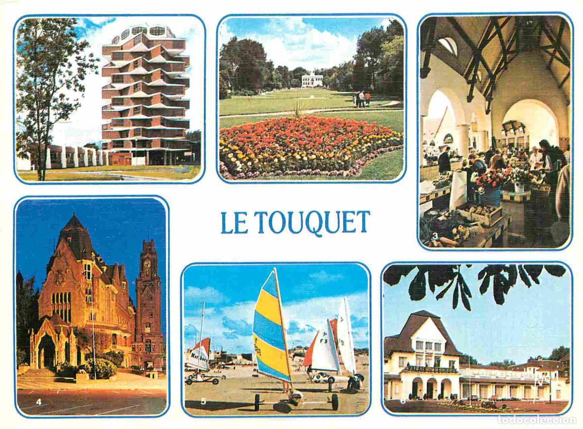 Postales: Francia - Carte Postale - 62 - Le Touquet - Multivues - La Cit&eacute; H&ocirc;teli&egrave;re Le Jardin d'Ypr&egrave;s Le March