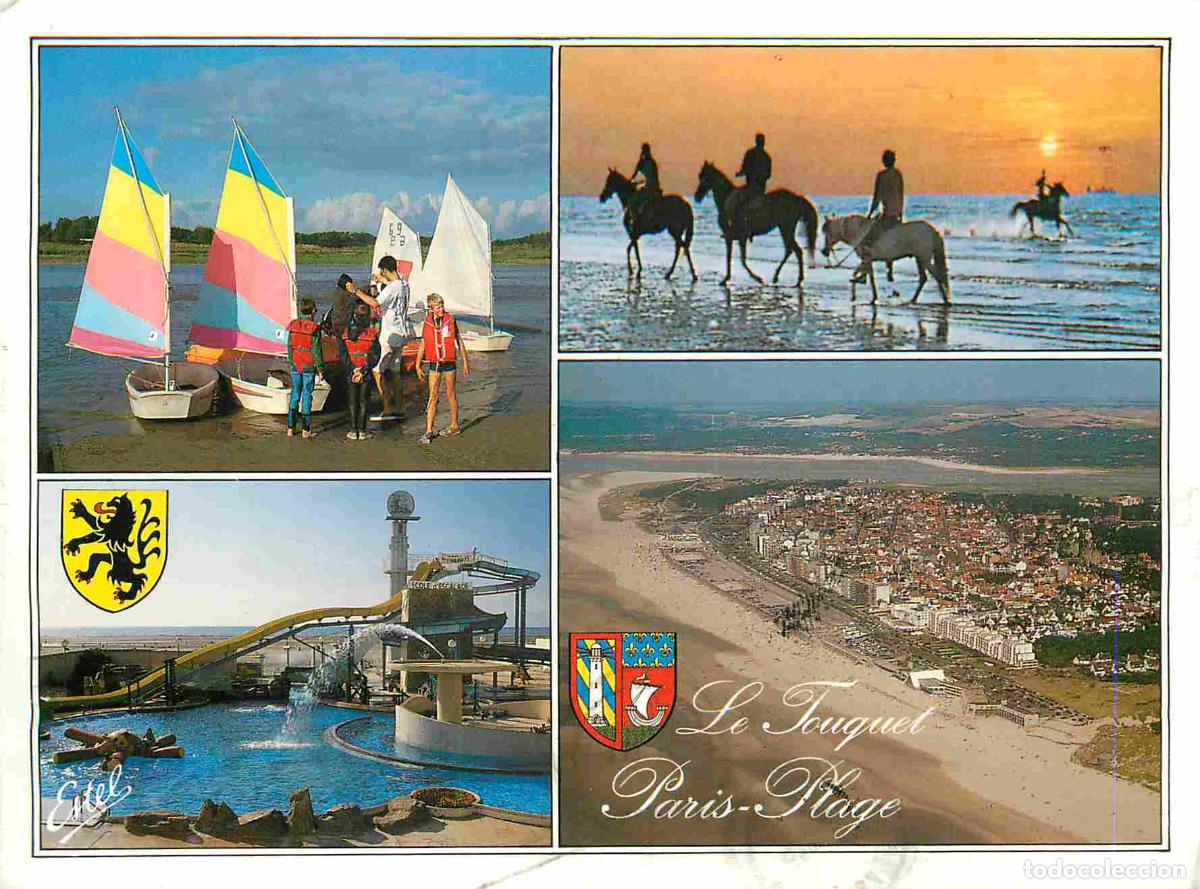 Postales: Francia - Carte Postale - 62 - Le Touquet-paris-plage - Multivues - 1&egrave;re Ville fleurie d'europe Le c