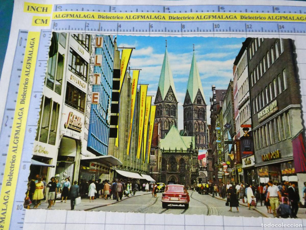 Postales: POSTAL DE ALEMANIA. BREMEN OBERNSTRASSE UND DOM. 4699