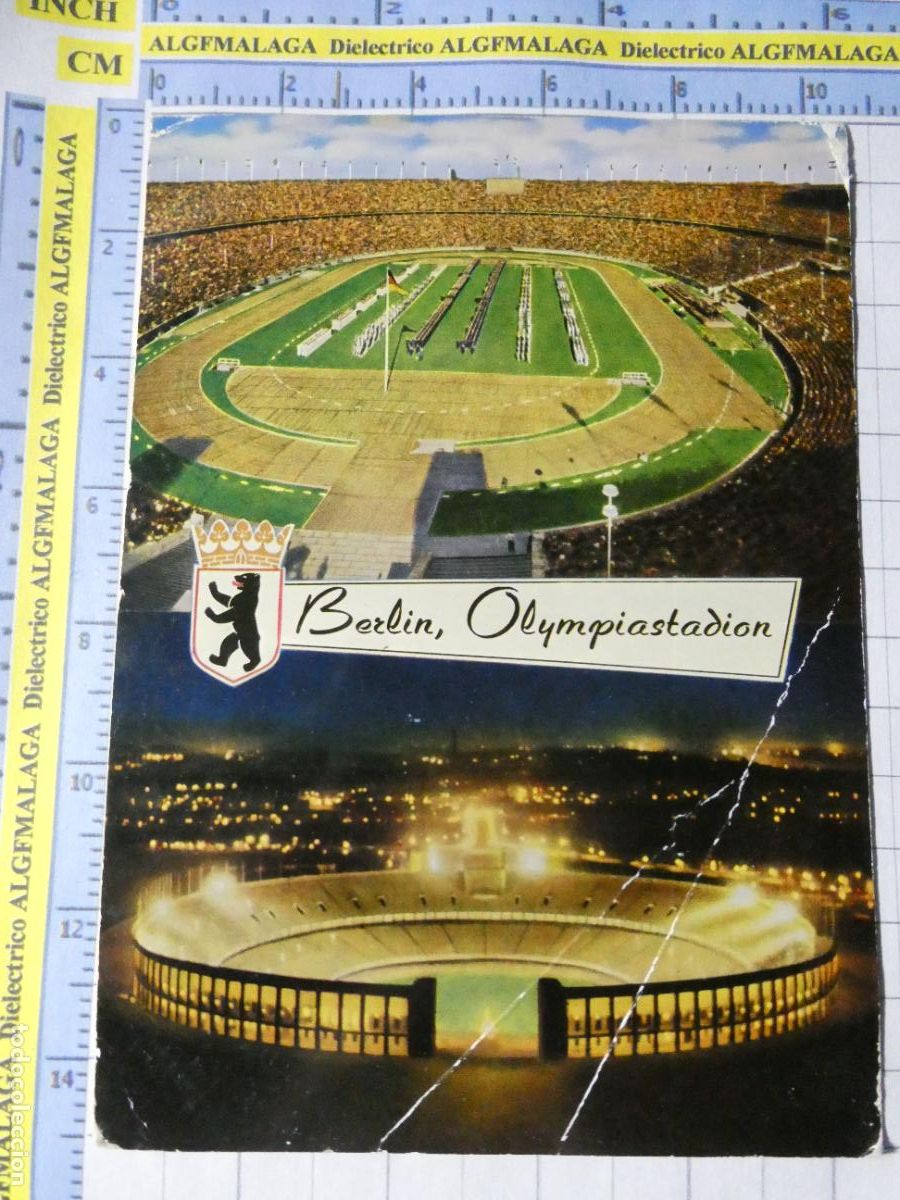 Postales: POSTAL DE ALEMANIA. BERL&Iacute;N ESTADIO F&Uacute;TBOL JUEGOS OL&Iacute;MPICOS ESTADIO OL&Iacute;MPICO . 4703