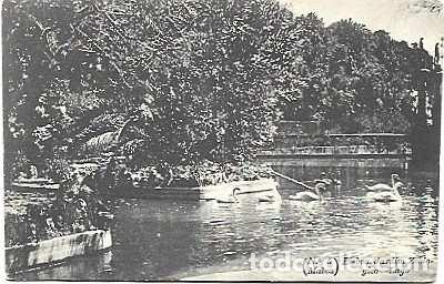 Cartes Postales: Portugal y Marcofilia, Lisboa, Zool&oacute;gico, Lago, F&aacute;brica de p&oacute;lvora de Chellas 1914 (5)