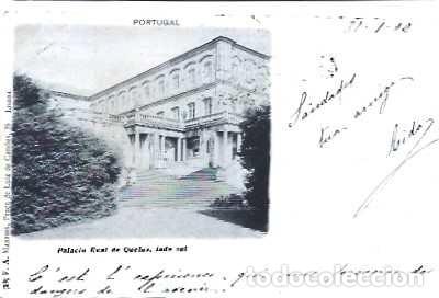 Cartes Postales: Portugal & Marcofilia, Queluz , Palacio Real, Lado Sur, Ed. F.A. Matins, Lisboa 1902 (179)
