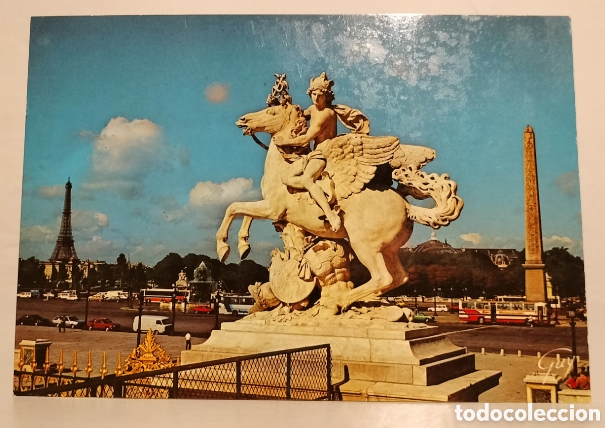 Postales: Par&iacute;s,la place de la concorde