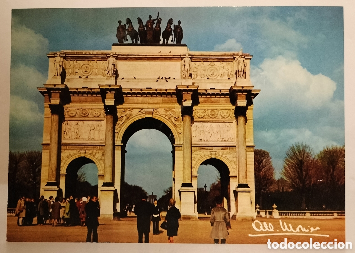 Postales: Par&iacute;s,L'arc de Triomphe