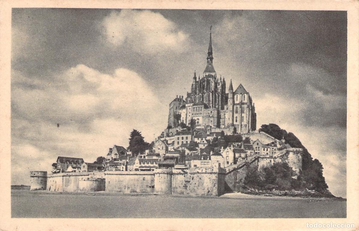Postkarten: Postal de Mont Saint-Michel Vista General Cara Este Francia