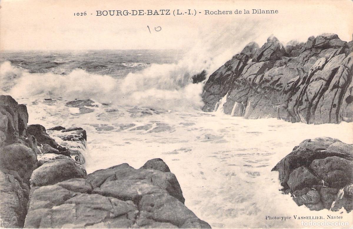 Postkarten: Postal de Bourg-de-Batz Rochers de la Dilanne Francia