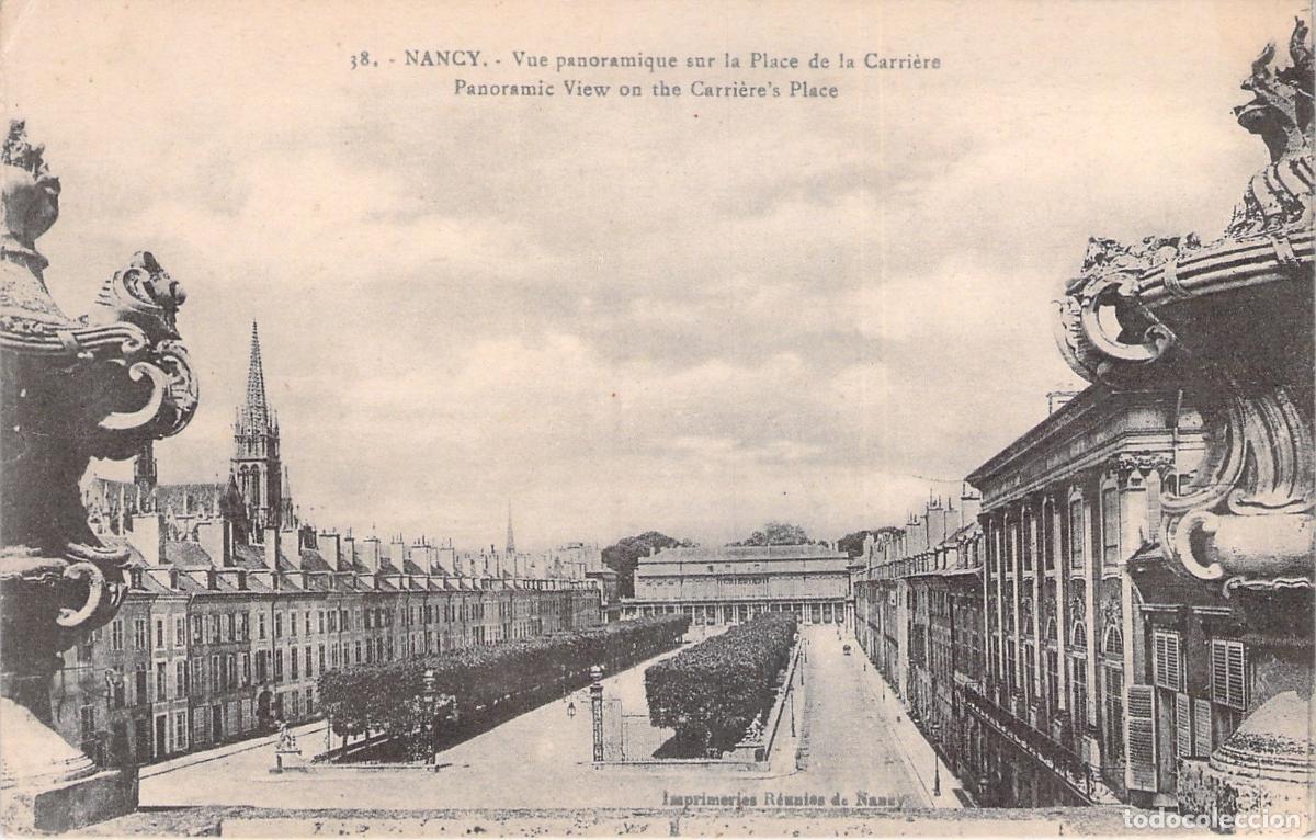 Postkarten: Tarjeta Postal Nancy Francia Vista Panor&aacute;mica Place de la Carri&egrave;re