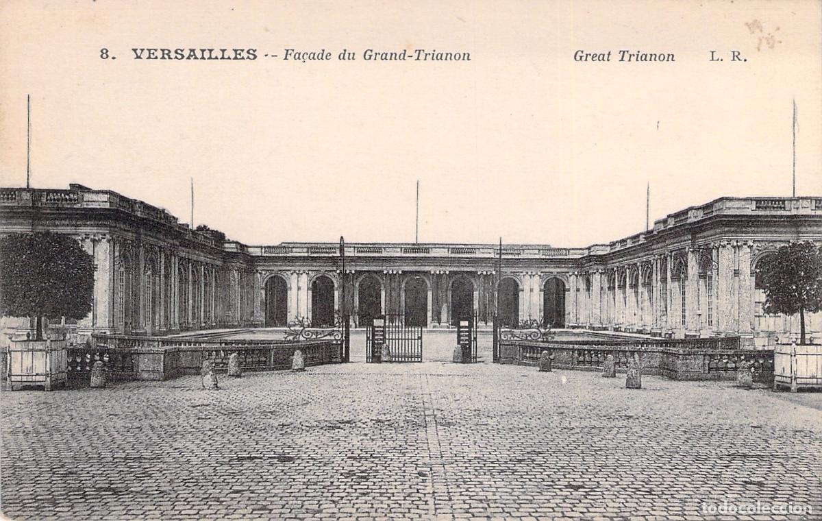 Cartoline: Postal de la Fachada del Grand Trianon en Versalles, Francia