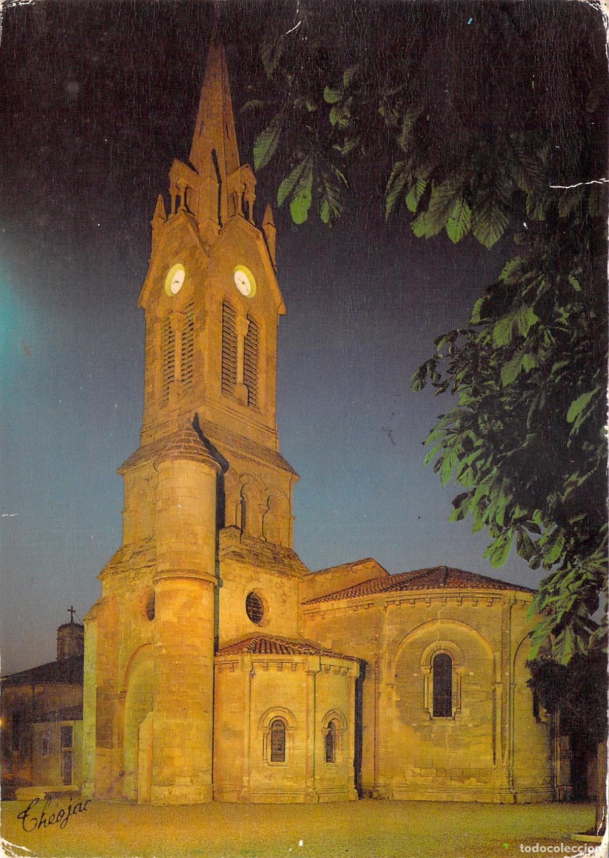 Postales: Postal Iglesia de Saint-Georges-de-Didonne de Noche