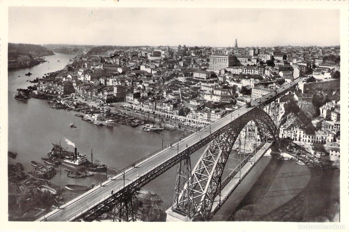 Postales: Postal de Oporto Vista Parcial y Puente Don Luis I Portugal