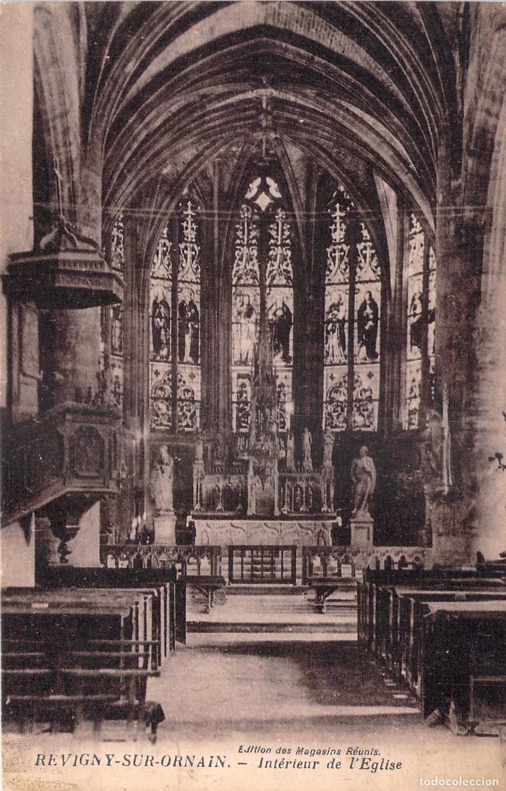 Postcards: Postal del Interior de la Iglesia de Revigny-sur-Ornain