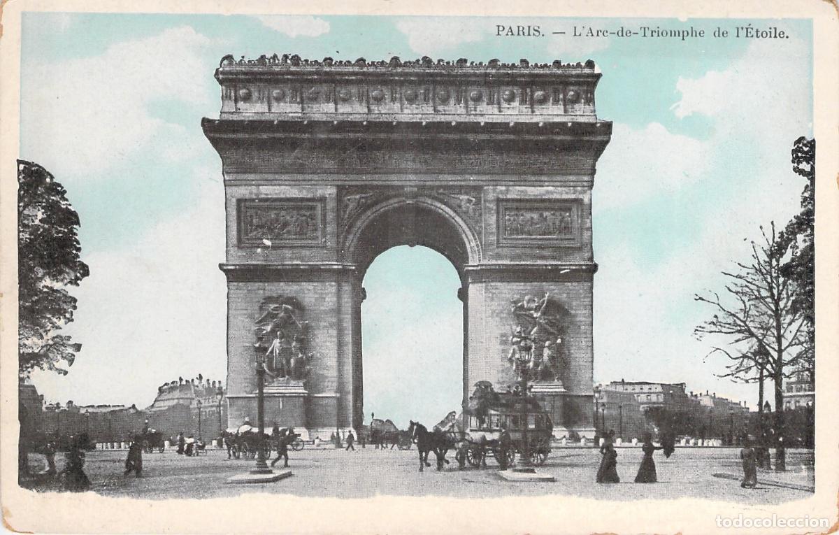 Postales: Postal de Par&iacute;s - El Arco del Triunfo de la Estrella