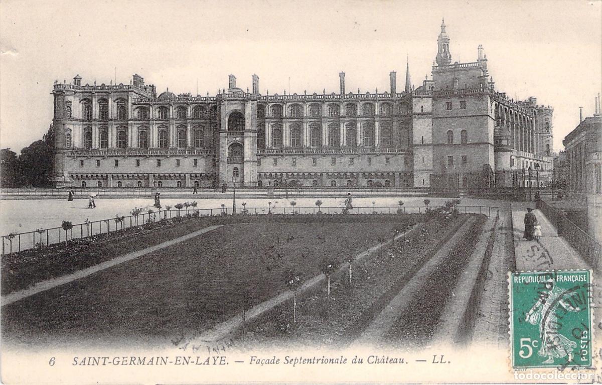 Postales: Postal de la Fachada Septentrional del Castillo de Saint-Germain-en-Laye