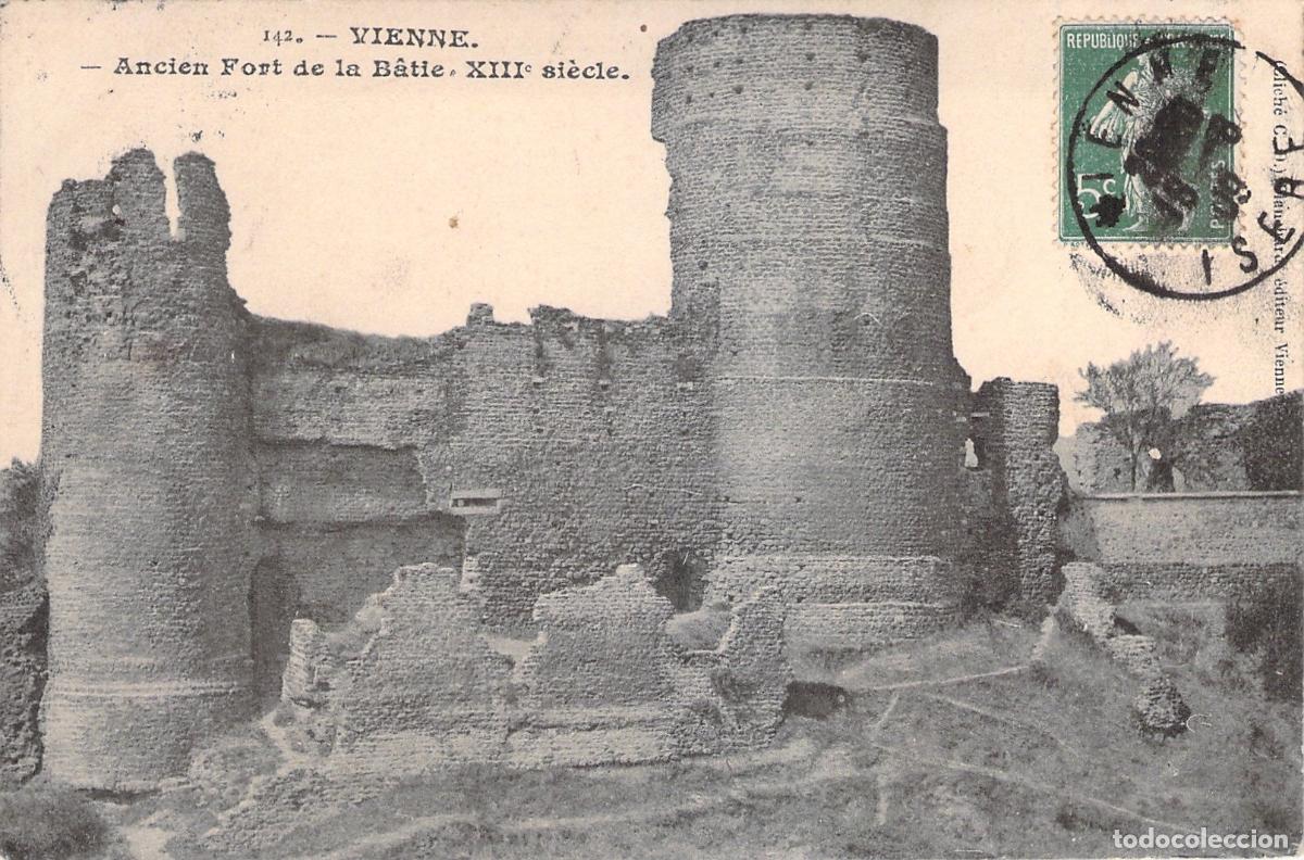 Postales: Postal del Antiguo Fuerte de la B&acirc;tie en Vienne, Francia