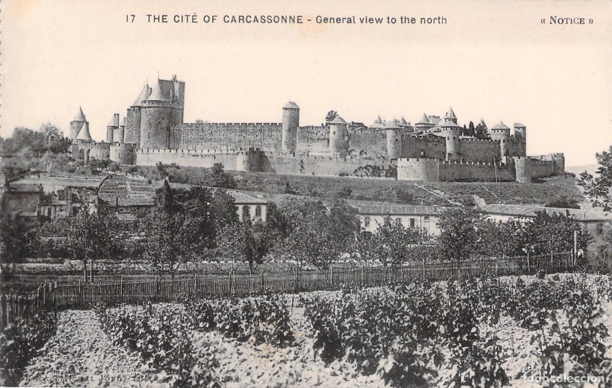 Postales: Postal Cit&eacute; de Carcassonne Vista General del Norte Francia