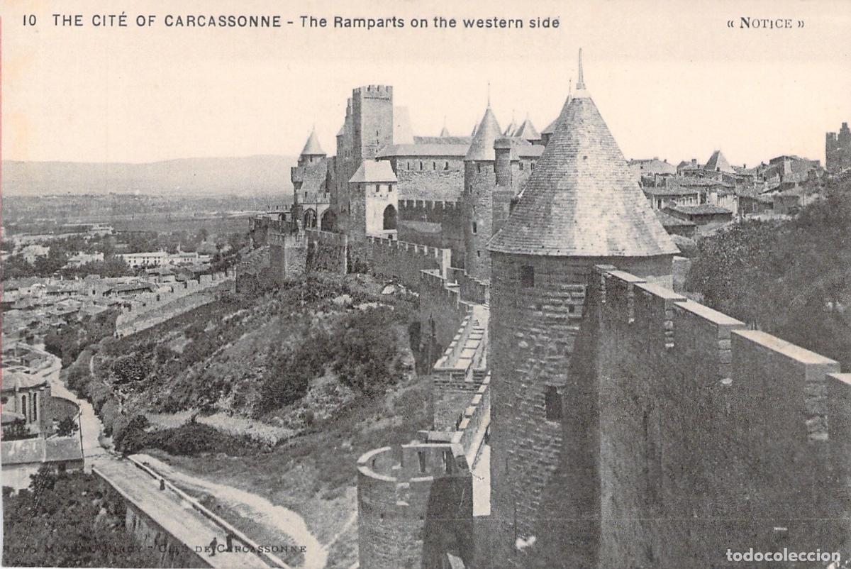 Postales: Postal de las Murallas del Oeste de la Cit&eacute; de Carcassonne