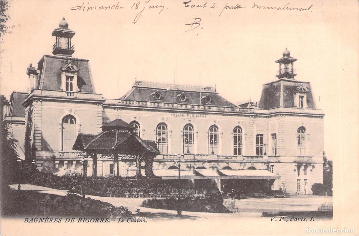 Postales: Postal del Casino Municipal de Bagn&egrave;res-de-Bigorre