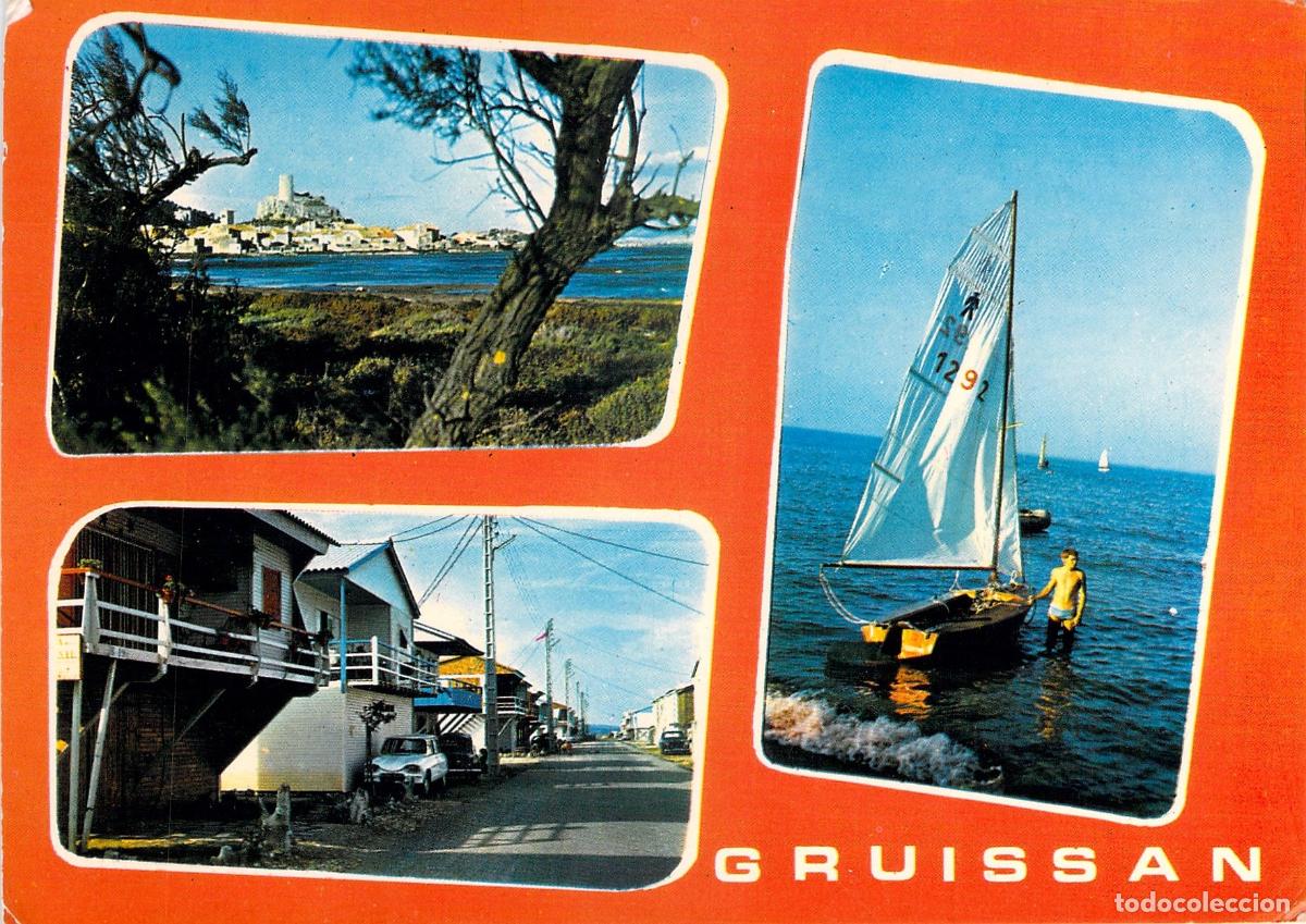Postales: Postal de Gruissan Plage con Chalets y Torre Barberousse