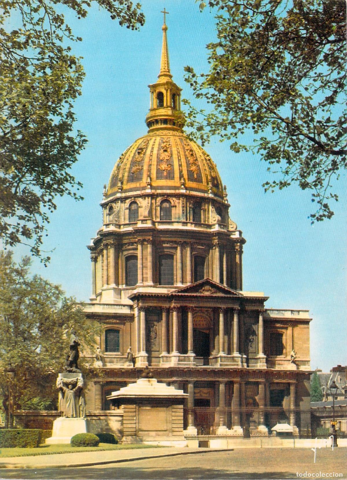 Postales: Postal de la Iglesia de San Luis de los Inv&aacute;lidos en Par&iacute;s