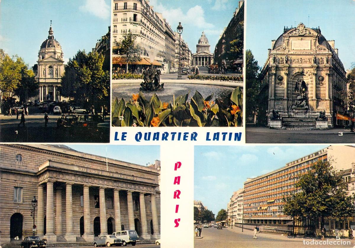 Postales: Postal Multivista de Par&iacute;s El Barrio Latino