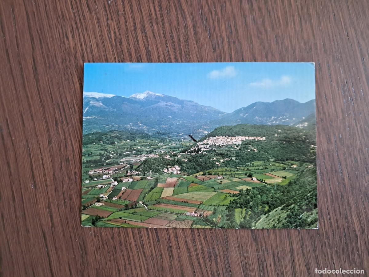 Postales: postal de Italia, vista panor&aacute;mica, Atina, Italia, a&ntilde;os 70.