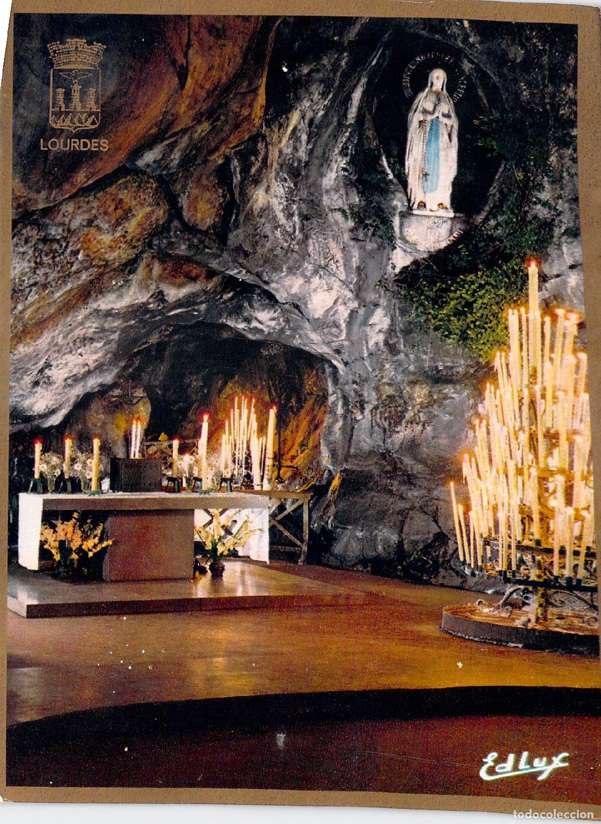 Postales: Postal de la Gruta Milagrosa del Santuario de Lourdes