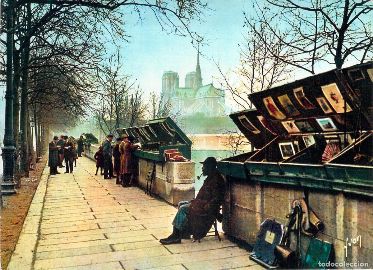 Postales: Postal de Par&iacute;s, Los Bouquinistes del Quai de la Tournelle