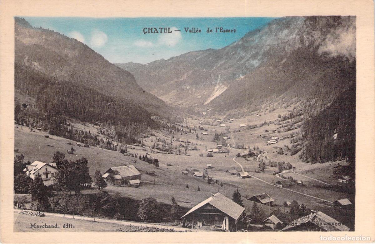 Postales: Postal de Ch&acirc;tel - Vall&eacute;e de l'Essert, Alta Saboya, Francia
