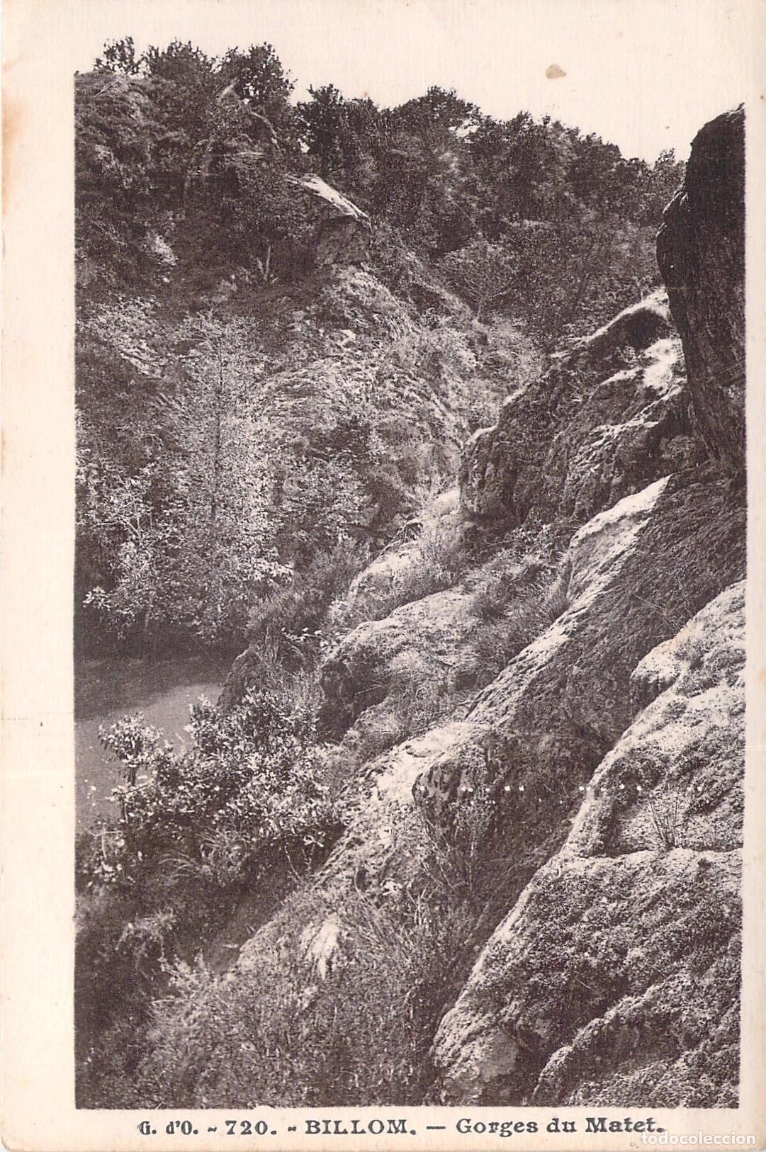 Postales: Postal Paisaje de Billom - Gorges du Matet, Francia