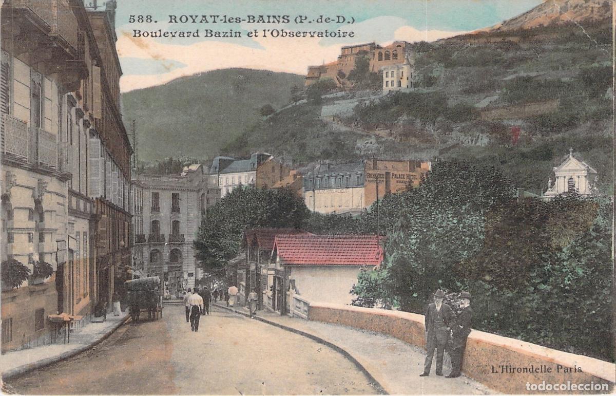 Postales: Postal de Royat-les-Bains Boulevard Bazin y el Observatorio