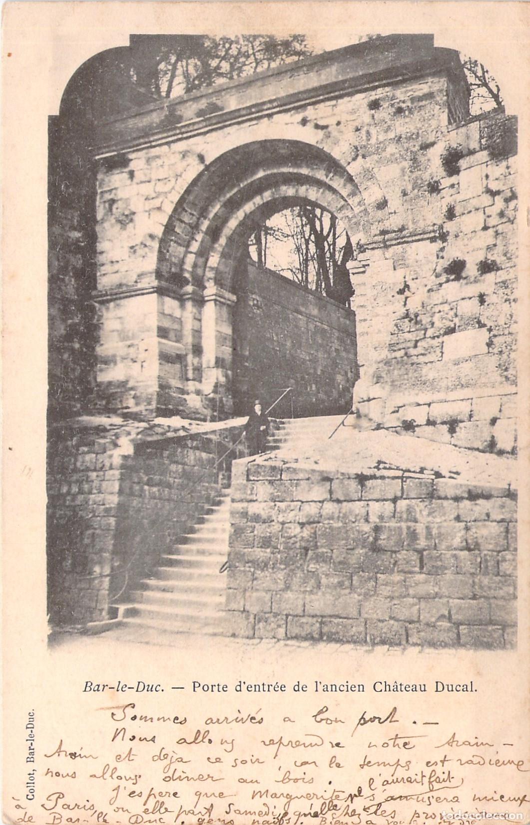 Postcards: Postal de la Puerta de Entrada del Antiguo Castillo de Bar-le-Duc