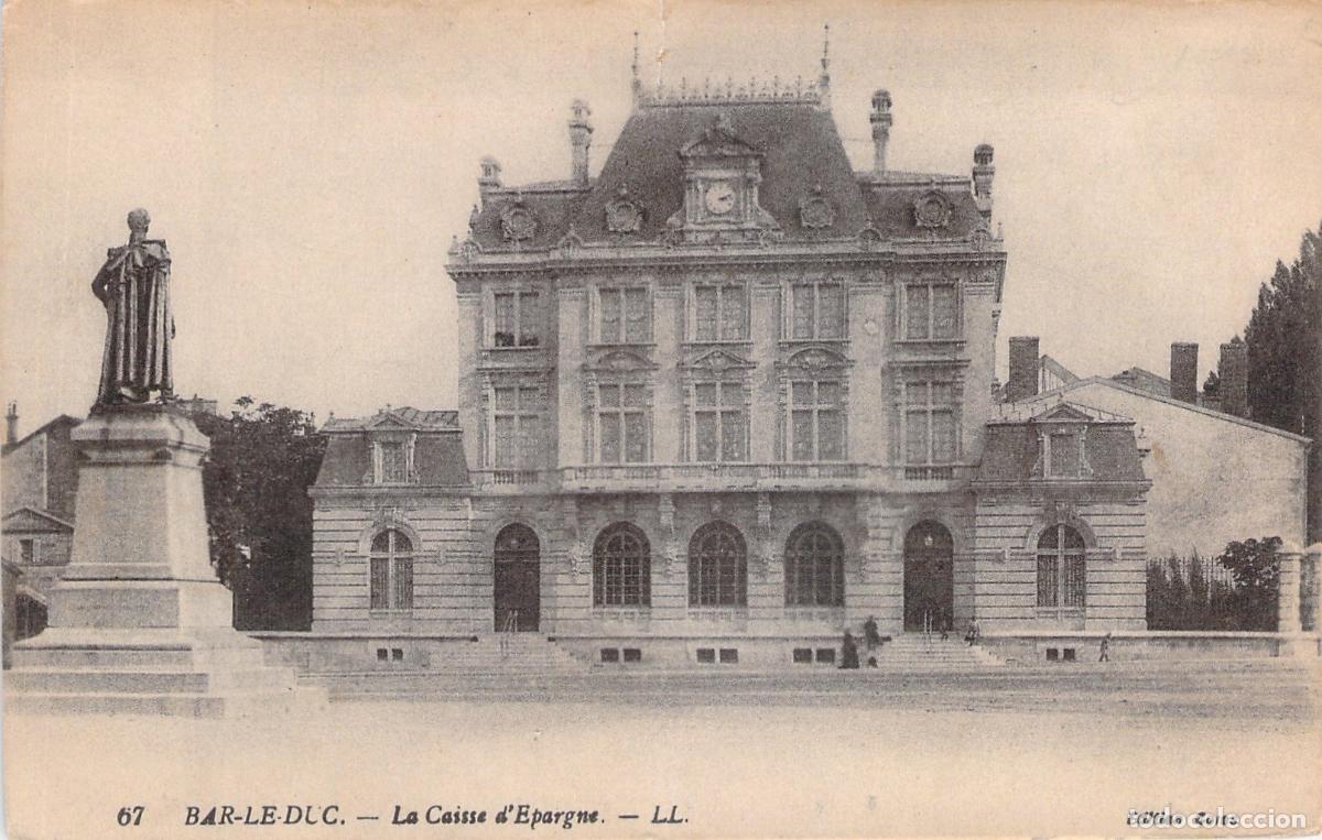 Postcards: Postal de la Caisse d'Epargne en Bar-le-Duc, Francia
