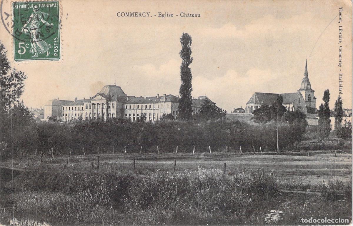 Postales: Postal de Commercy - Vista de la Iglesia y el Castillo