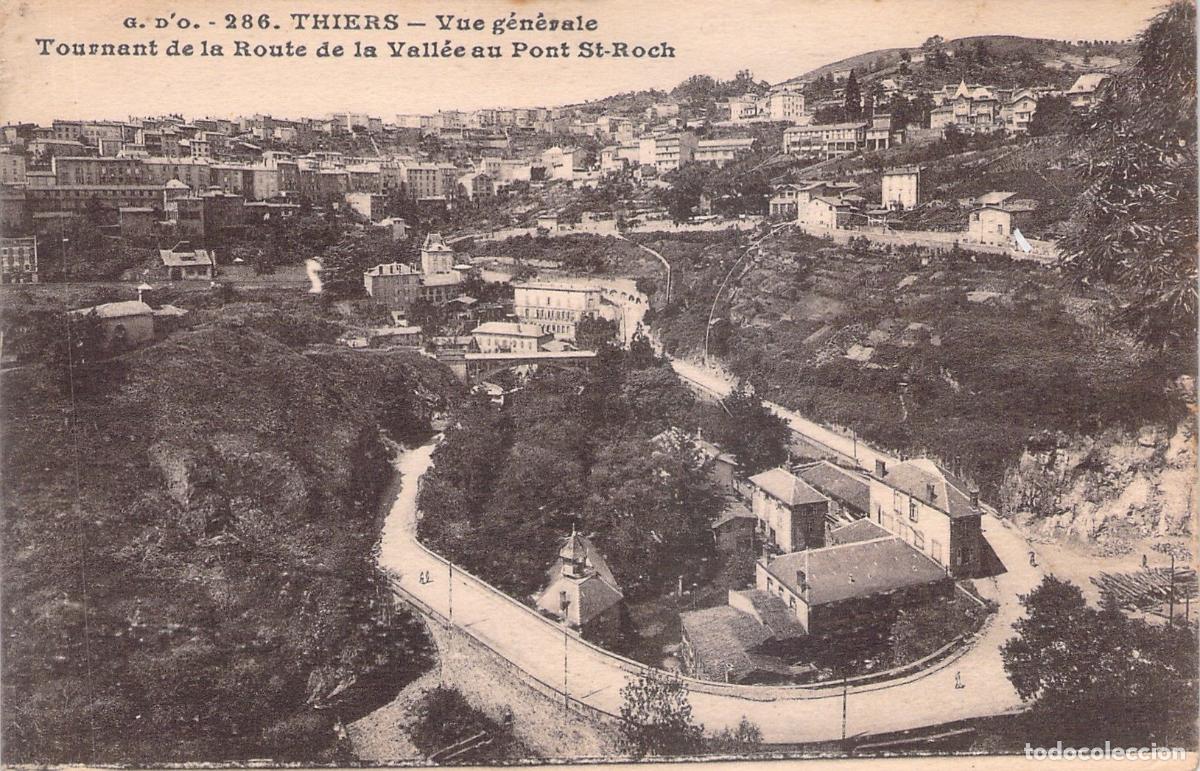 Postales: Postal de Thiers, Vista General de la Ruta al Pont St-Roch