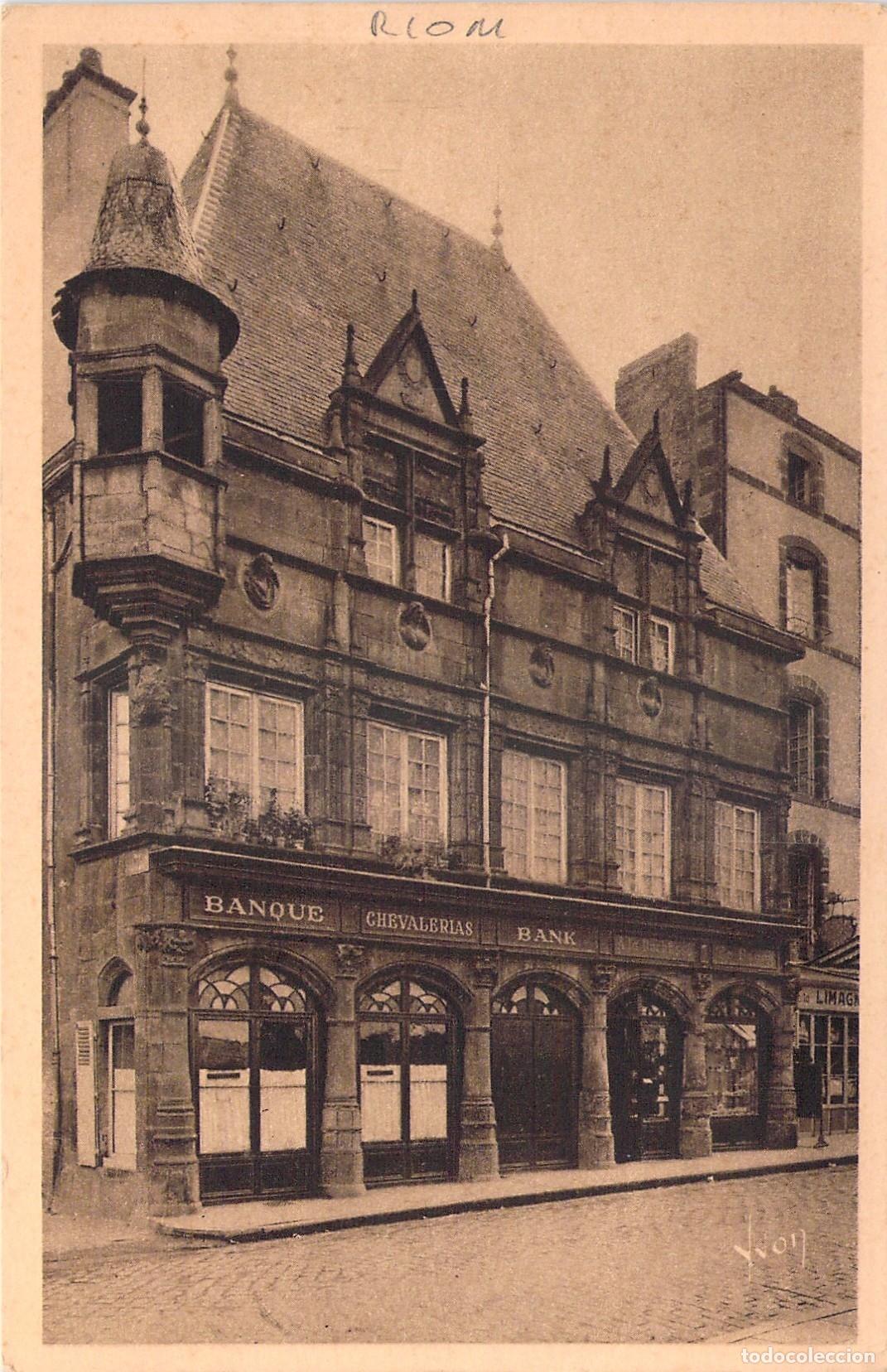 Postales: Postal Maison des Consuls en Riom, Francia