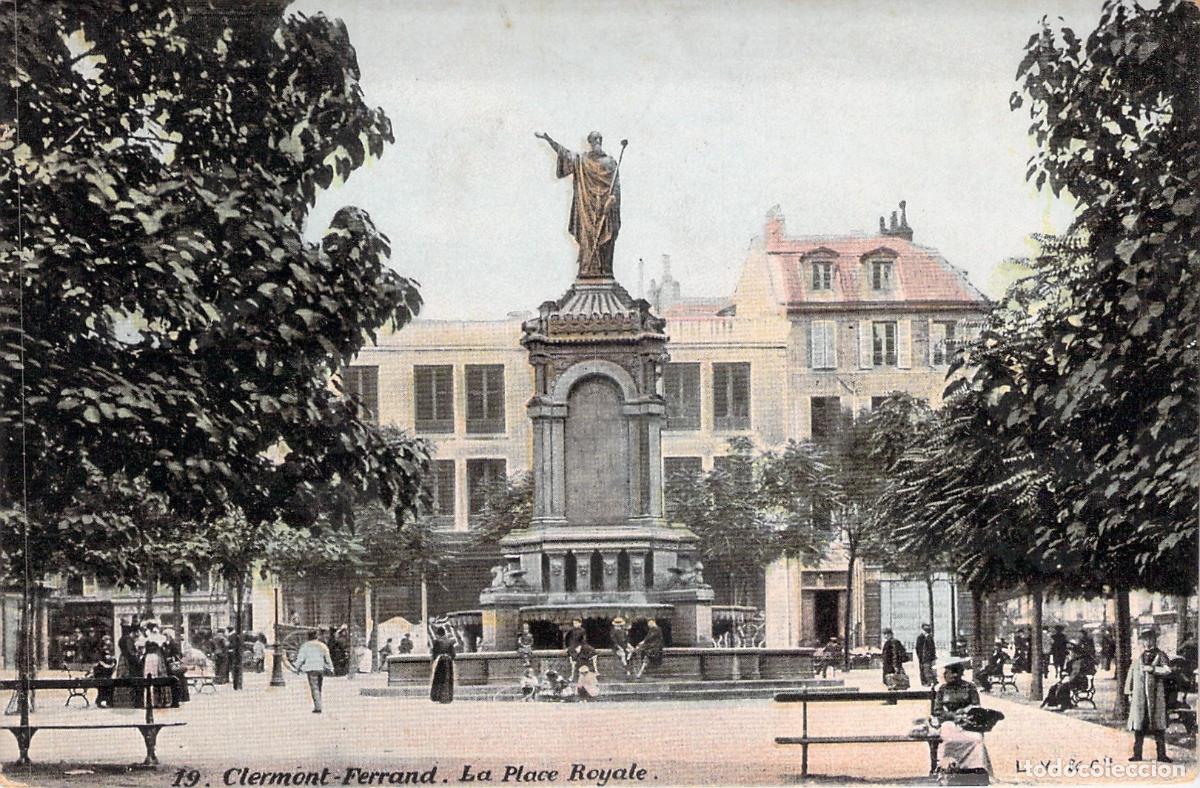 Postales: Postal de Clermont-Ferrand La Place Royale Francia