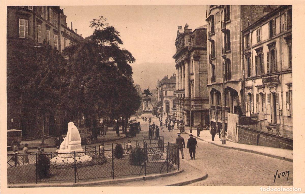 Postales: Postal de Clermont-Ferrand - Boulevard Desaix y Monumento
