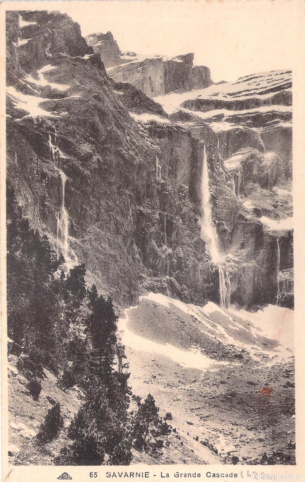 Postales: Postal de Gavarnie La Grande Cascade en Pirineos