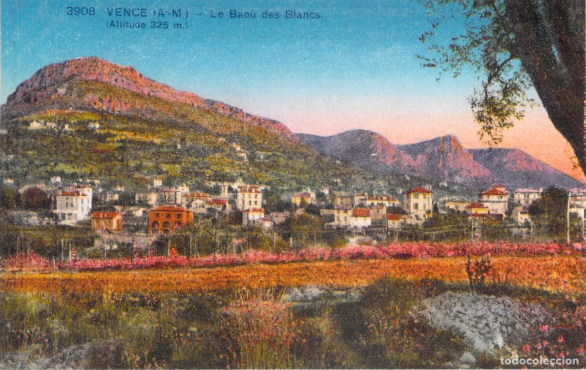Postales: Postal de Vence, Francia - Le Baou des Blancs, Alpes Mar&iacute;timos
