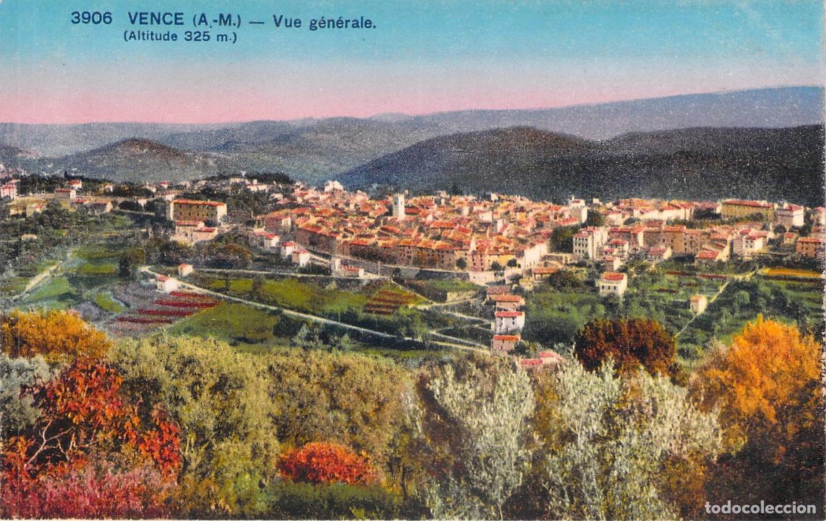 Postales: Postal de Vista General de Vence, Alpes Mar&iacute;timos, Francia