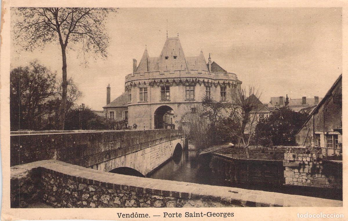 Postales: Postal de la Puerta Saint-Georges en Vend&ocirc;me, Francia